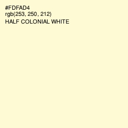 #FDFAD4 - Baja White Color Image